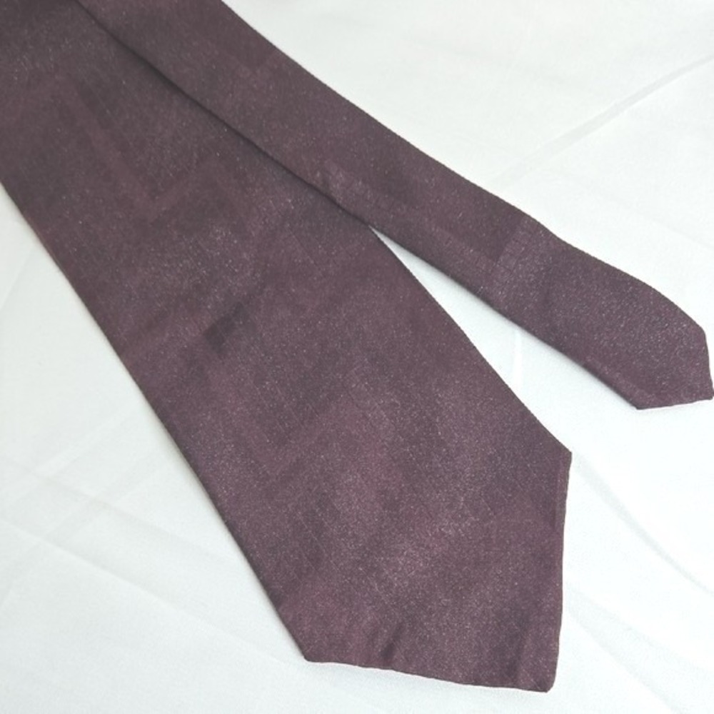 Kenneth Cole Reaction Glitter Silk Tie, Silk, Burgundy